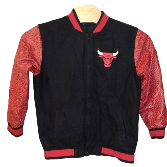 JH Design Reversible Chicago Bulls Bomber Jacket size XLarge/CHECK EVERYTHING!!‎ - Picture 4 of 17